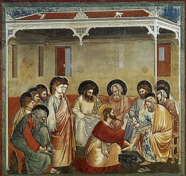 Washing of Feet, GIOTTO di Bondone